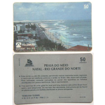 Brazil Phone Card - Praia Do Meio