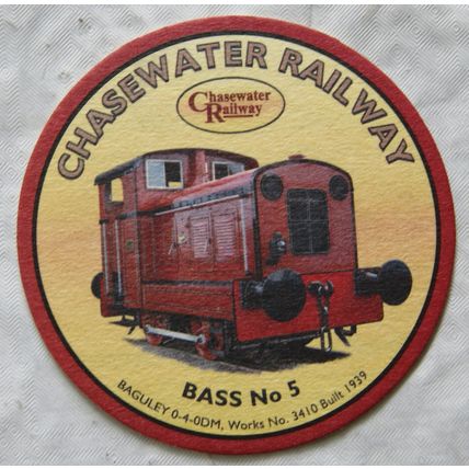 Beer Mat Chasewater Valley - Burton Brewery Locomotive Day 2014, Bass no.5