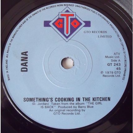 Dana - Something's Cooking In The Kitchen - 7" Vinyl - 1st Pressing - Excellent