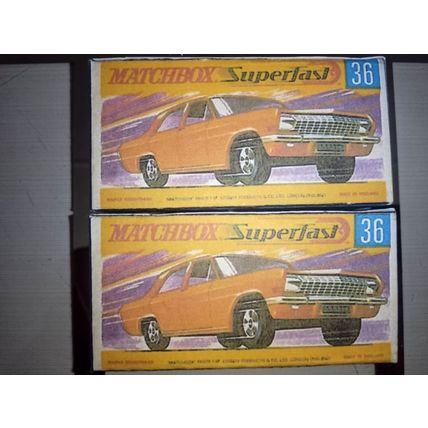 Matchbox - No36 Opel Diplomat - Replica / Reproduction Box