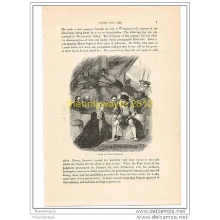 TRIAL OF QUEEN KATHERINE, ENGLAND, c1533, Illustration, c1870