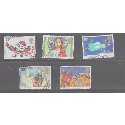 Christmas Childrens Pictures 1981 SG 1170-1174 used unmounted (ES0157)
