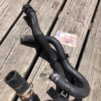 Land Rover LR2 LR039407 Heater Coolant Outlet Hose Set OEM 2.0L