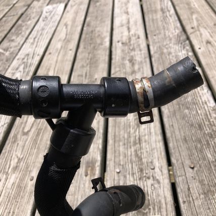 Land Rover LR2 LR039407 Heater Coolant Outlet Hose Set OEM 2.0L