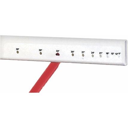 Champion Sports Adjustable Height Training Hurdle, Red
