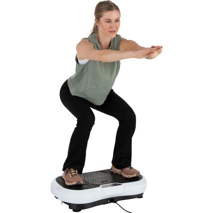 Vibration Plate Exercise Machine - Vibrating Platform with Adjustable Speed and