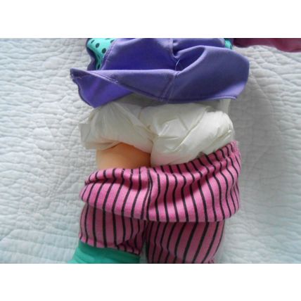 Vintage 1990 Toothy Smile Cabbage Patch Kids Red Hair with Green Eyes Freckles