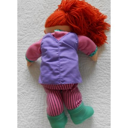 Vintage 1990 Toothy Smile Cabbage Patch Kids Red Hair with Green Eyes Freckles