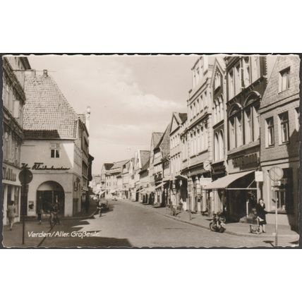 Großestraße, Verden an der Aller, c.1950s - Lagerbauer Foto-AK