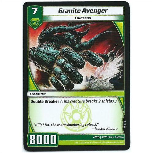Kaijudo - Evo Fury - 47/55 - Granite Avenger