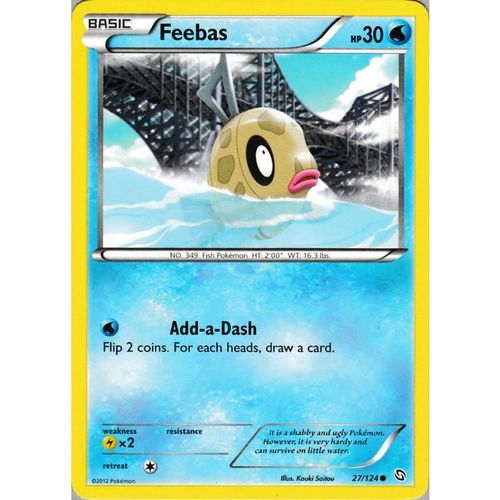 Pokemon B&W Dragons Exalted - #27/124 - Feebas
