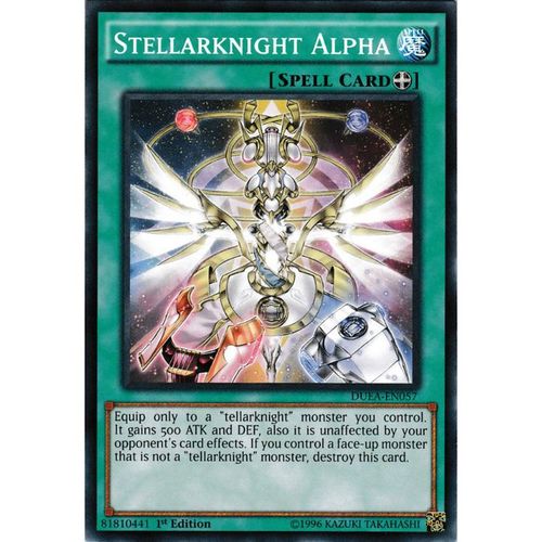 YuGiOh Duelist Alliance DUEA-EN057 Stellarknight Alpha 1st Edition