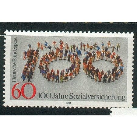 Germany 1981 - SG1980 - Centenary Of Social Insurance (unused)