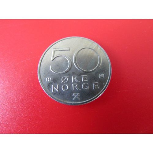 1980 NORWAY FIFTY ORE FREE POST. AAX