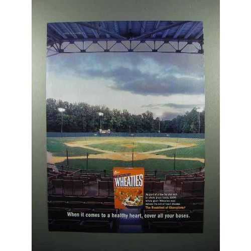 2001 General Mills Wheaties Cereal Ad - Cover All Bases