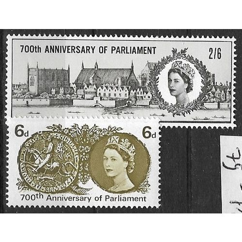 1965 SG 663/664 - MNH (**)