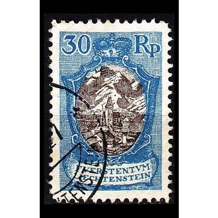 LIECHTENSTEIN [1921] MiNr 0055 II ( O/used )