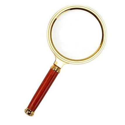 8CM Handheld 10X Magnifier Magnifying Glass Loupe Reading Jewellery Aid