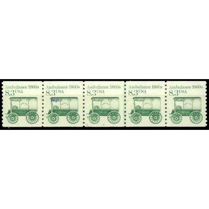 2128 8.3c Ambulance Very Fine MNH Dry Gum PNC 2/5 P0140