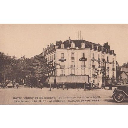 Hotel Morot Et De Geneve Antique French Postcard