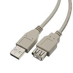 Pack of 2] USB 2.0 Extension Cable, Type A Male to Type A Female, 10 foot