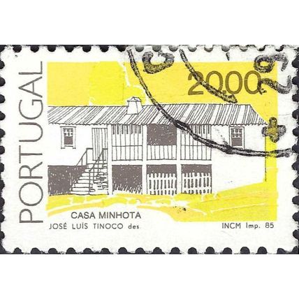 PORTUGAL, Casa Minhota, yellow 1985, 20Esc, #3