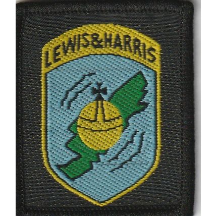 Scout Badge Scotland - Lewis & Harris - Black Back (BZ180)