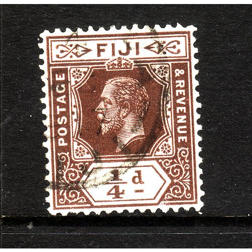 FIJI 1916 1/4d BROWN SG 125 FINE USED