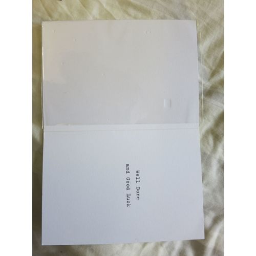 Good Luck Card New Job Portrait Standard