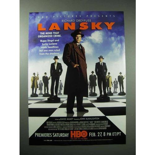 1999 HBO Lansky Movie Ad - Richard Dreyfuss