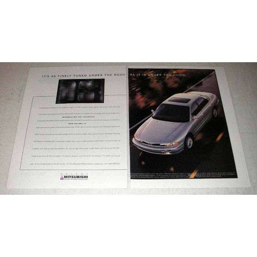 1995 Mitsubishi Galant LS Car Ad - Finely Tuned