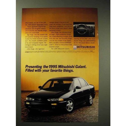 1995 Mitsubishi Galant Car Ad - Your Favorite Things