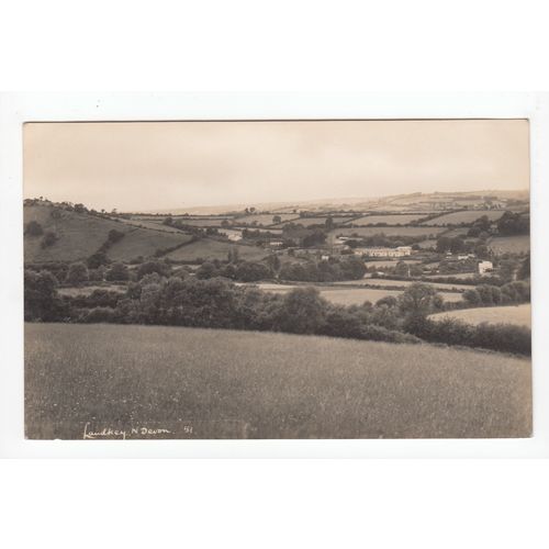 View of Landkey Postcard Devon LK51