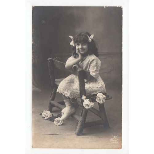 Young Girl Postcard 6138