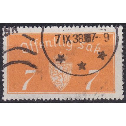 NORWEGEN NORWAY [Dienst] MiNr 0011 I ( O/used )
