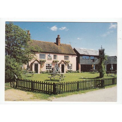 The Cock Inn The Green Polstead Postcard Modern Suffolk B