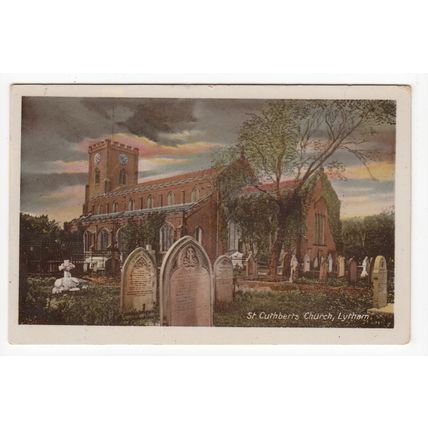 St Cuthbert's Church Lytham Postcard Lancashire 231