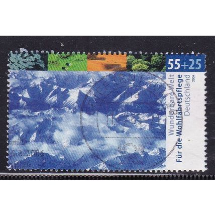 GERMANY 2004 CLIMATE ZONE 55c MOUTAINS TIBET USED SG3294