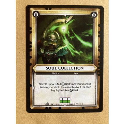 Warhammer, Age of Sigmar CCG: Onslaught # 104 Soul Collection (A) 2018
