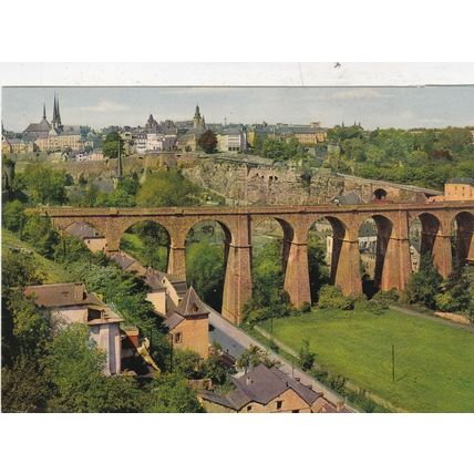Luxembourg Ville Haut Postcard posted unused VGC