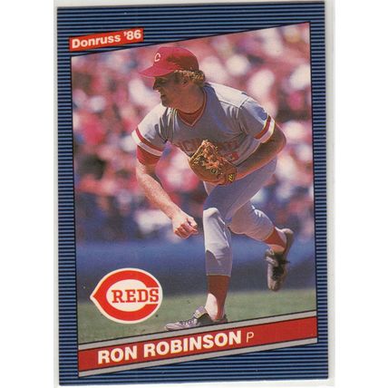 1986 Donruss baseball card 121 Ron Robinson