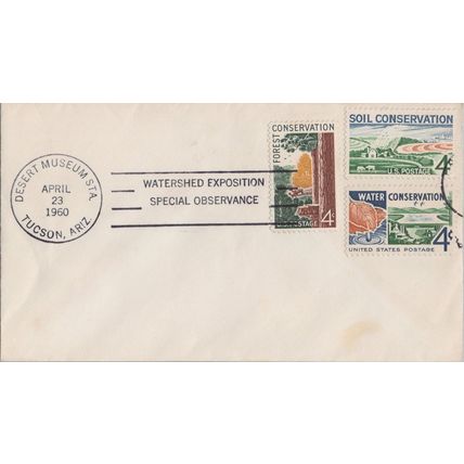 ZAYIX United States Event Cover - Watershed Exposition Special Observance 1960