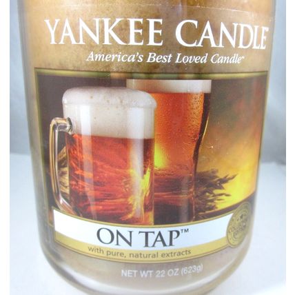 Yankee Candle Co 22 oz Housewarmer Candle On Tap *See all pictures please