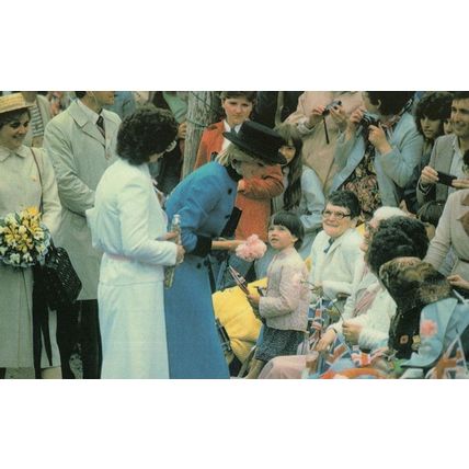 Princess Diana at Carbonear Canada Fishing Harbour Grace Postcard