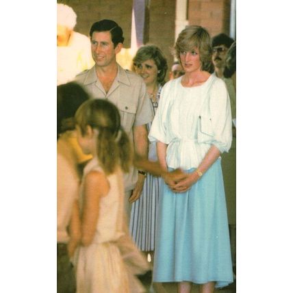 Princess Diana at Mining Town Of Tennant Creek Australia Postcard
