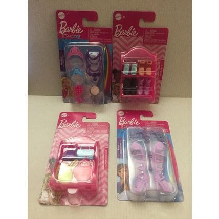 New Mattel Barbie Accessories - 4 Pack
