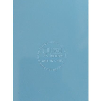 Melamine Divided Trays 6 Heavy duty Blue Top Aqua Bottom Color Camping Picnic