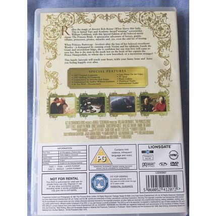 The Princess Bride (2008 2-Disc Special Edition DVD of 1987 Rob Reiner film)