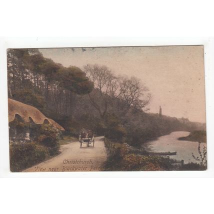 View near Blackwater Ferry Christchurch Postcard Dorset 45047