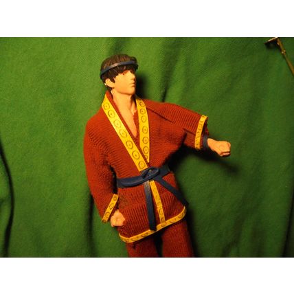 Custom Made MASTER OF KUNG FU Model Kit w/ Real Clothes! $25.00 obo!